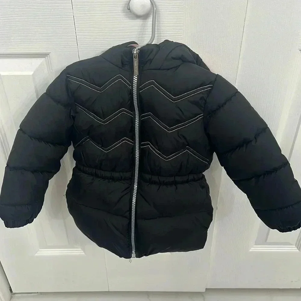 Black Limited Too Toddler Girl Puffer coat size 3T